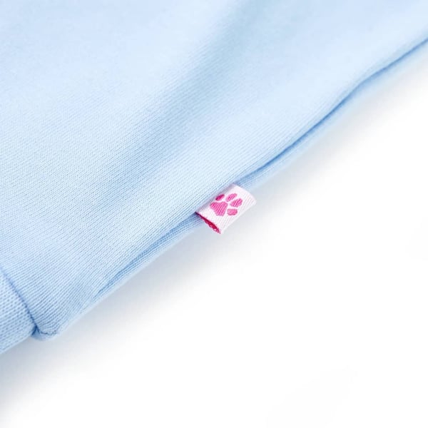 vidaXL Sweatshirt til børn str. 128 lyseblå