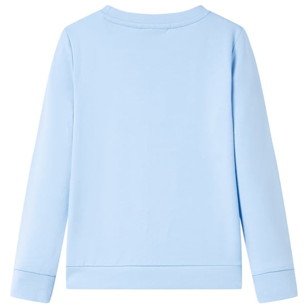 vidaXL Sweatshirt til børn str. 92 lyseblå
