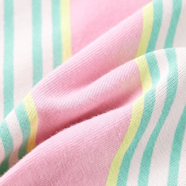 vidaXL Barnekjole med snor ermeløs rosa 128