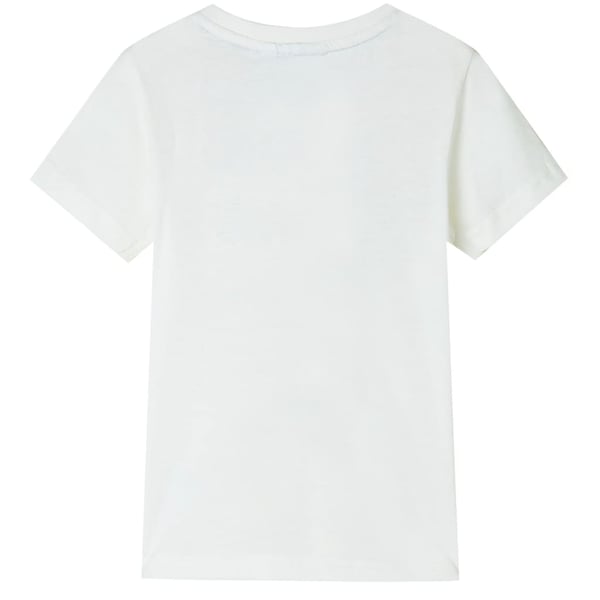 vidaXL Lasten T-paita ecru 104