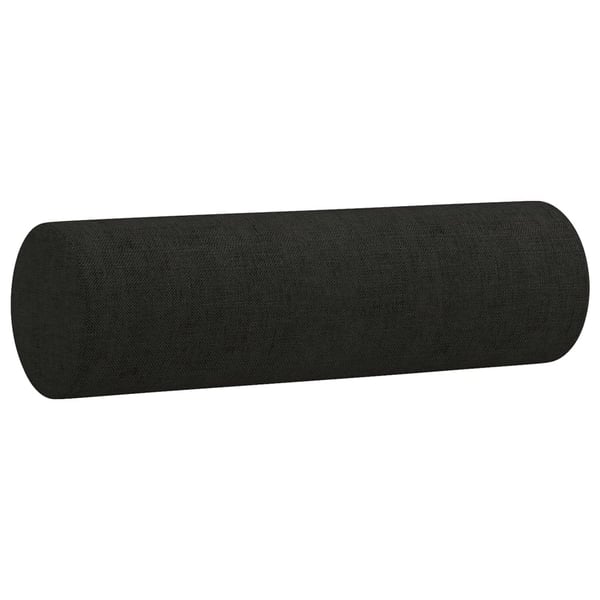 vidaXL sofasæt 2 dele med puder stof sort