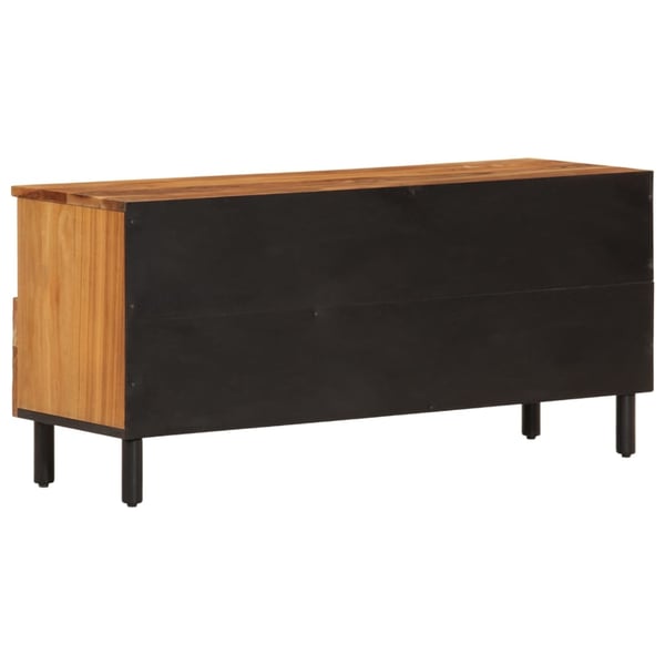 vidaXL TV-benk 100x33x46 cm heltre akasie