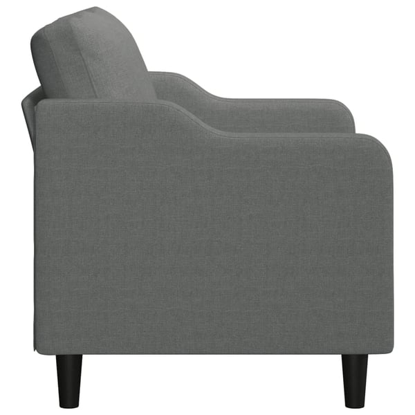 vidaXL 2-personers sofa 140 cm stof mørkegrå