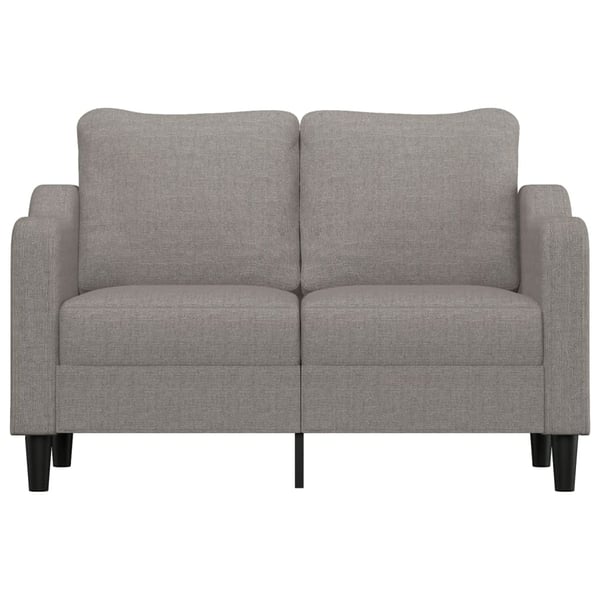 vidaXL 2-personers sofa 140 cm stof gråbrun
