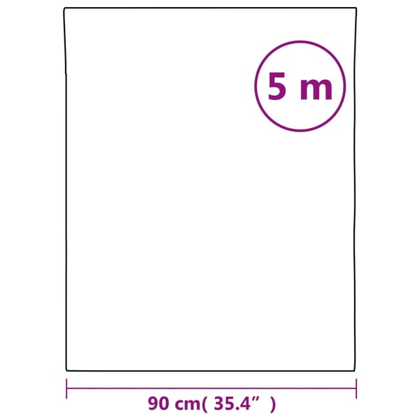 vidaXL Møbelklistremerke Selvklebende matt svart 90x500 cm PVC