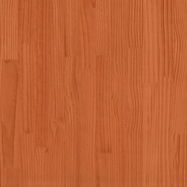 vidaXL Sengeramme uten madrass voksbrun 90x190 cm heltre furu