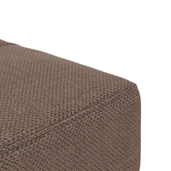vidaXL 2-personers sovesofa med 2 puder stof gråbrun