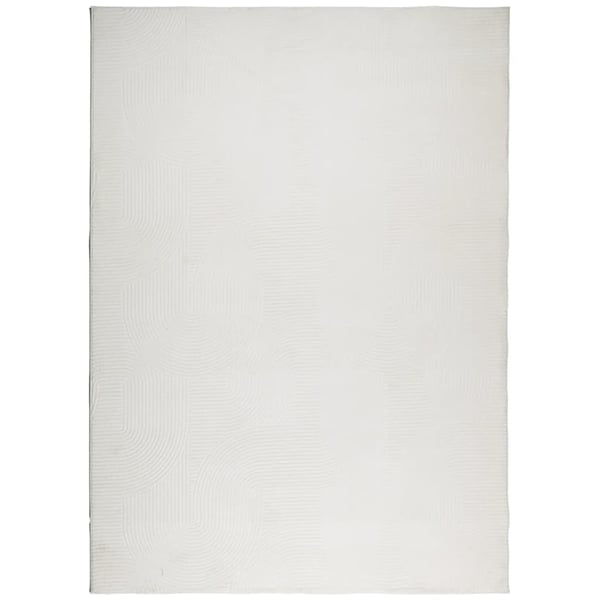 vidaXL Rug IZA kort luv skandinavisk utseende krem 200x280 cm