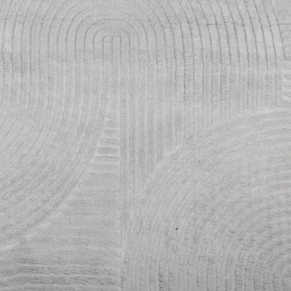 vidaXL Rug IZA kort luv skandinavisk utseende grå 200x280 cm