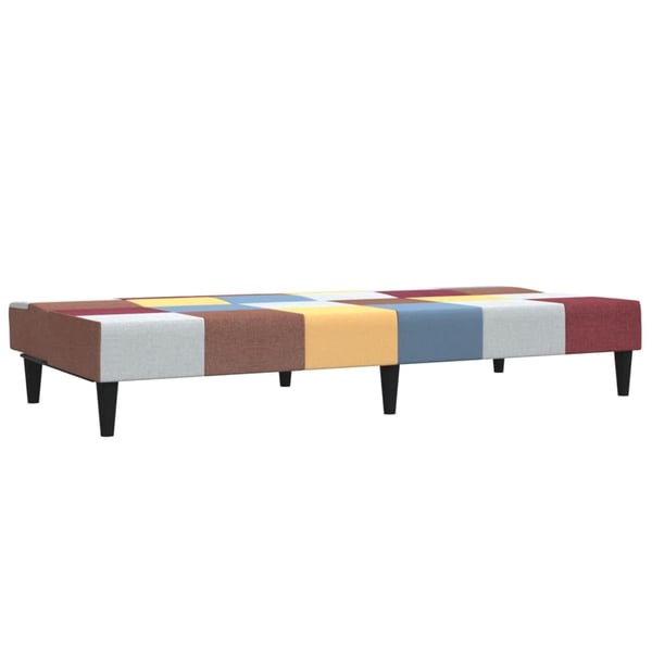 vidaXL 2-personers sovesofa stof