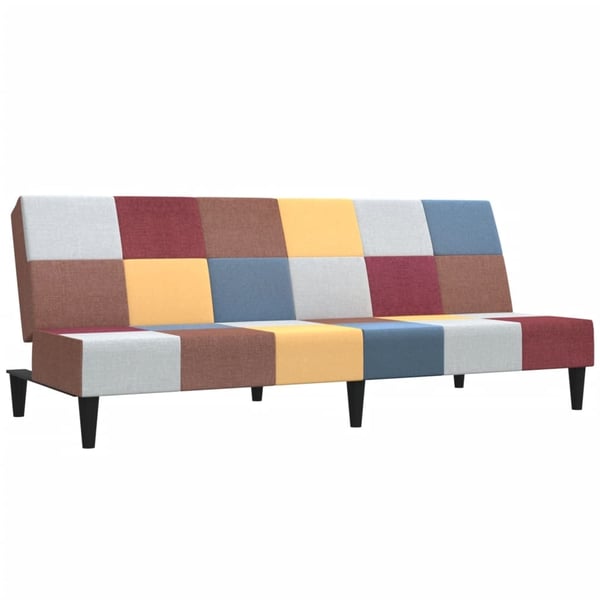 vidaXL 2-personers sovesofa stof
