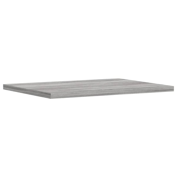 vidaXL væghylder 4 stk. 40x30x1,5 cm konstrueret træ grå sonoma-eg