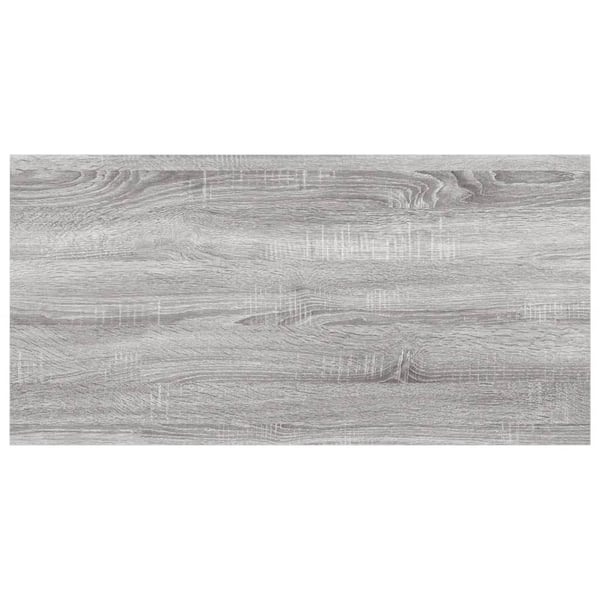 vidaXL væghylder 4 stk. 60x20x1,5 cm konstrueret træ grå sonoma-eg