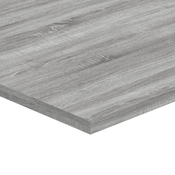 vidaXL væghylder 4 stk. 80x30x1,5 cm konstrueret træ grå sonoma-eg