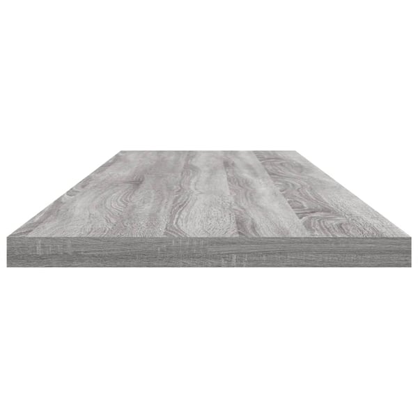vidaXL væghylder 4 stk. 100x20x1,5 cm konstrueret træ grå sonoma-eg
