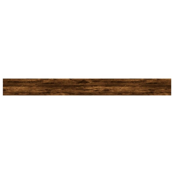 vidaXL Vegghyller 4 stk røkt eik 100x10x1,5 cm konstruert tre