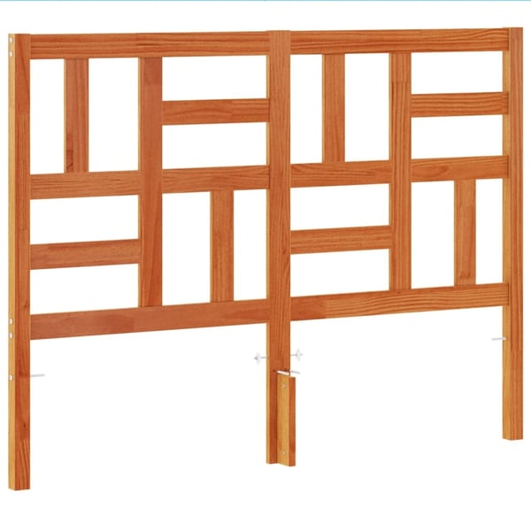 vidaXL Hodegavl voksbrun 180 cm heltre furu