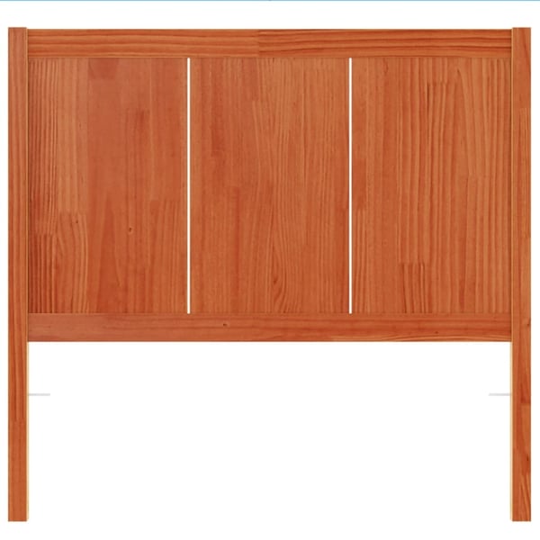 vidaXL Hodegavl voksbrun 100 cm heltre furu