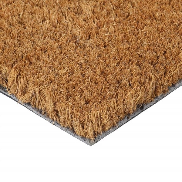 vidaXL Dørmatte naturlig 40x60 cm tuftet kokosfiber