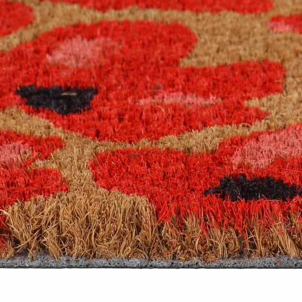 vidaXL Dørmatte naturlig 40x60 cm tuftet kokosfiber