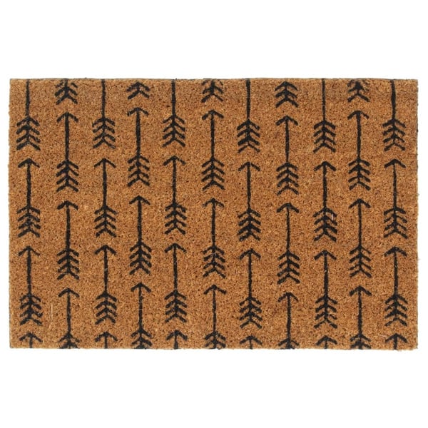 vidaXL Dørmatte naturlig 40x60 cm tuftet kokosfiber