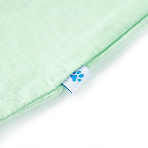 vidaXL T-shirt til børn str. 140 lysegrøn