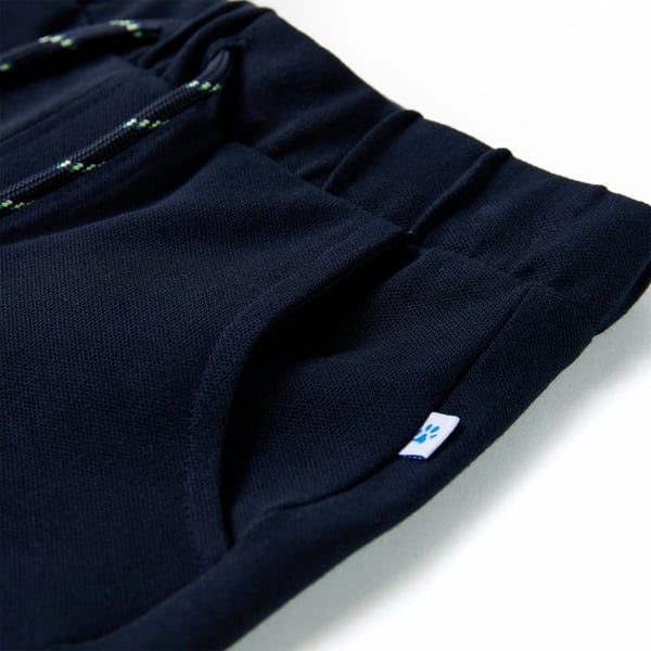 vidaXL Shorts til børn str. 116 med snøre marineblå