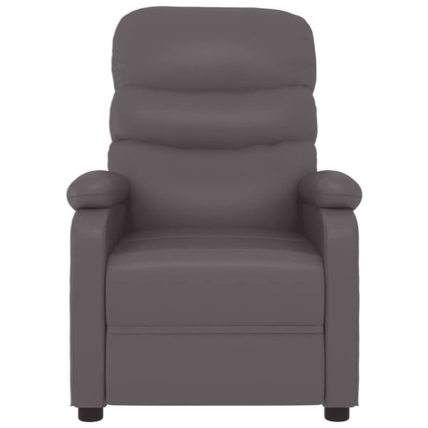 vidaXL massagestol kunstlæder grå