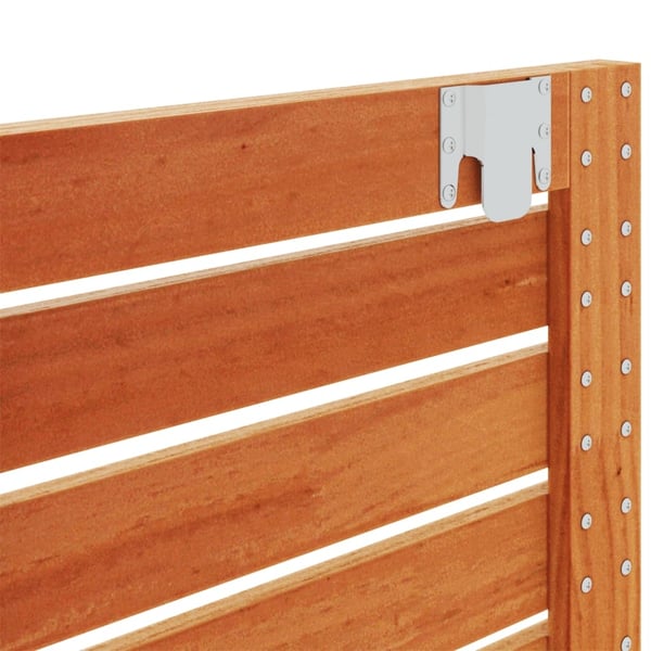 vidaXL Veggmontert hodegavl 166x3x63 cm heltre furu