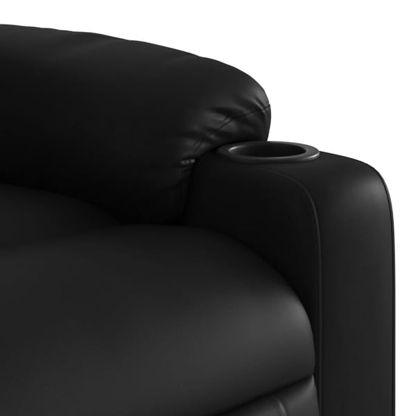 vidaXL massagestol kunstlæder sort