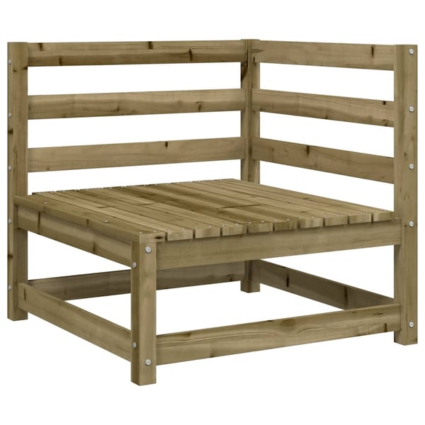 vidaXL Hagesofaer hjørne 2 stk 70x70x67 cm impregnert furu