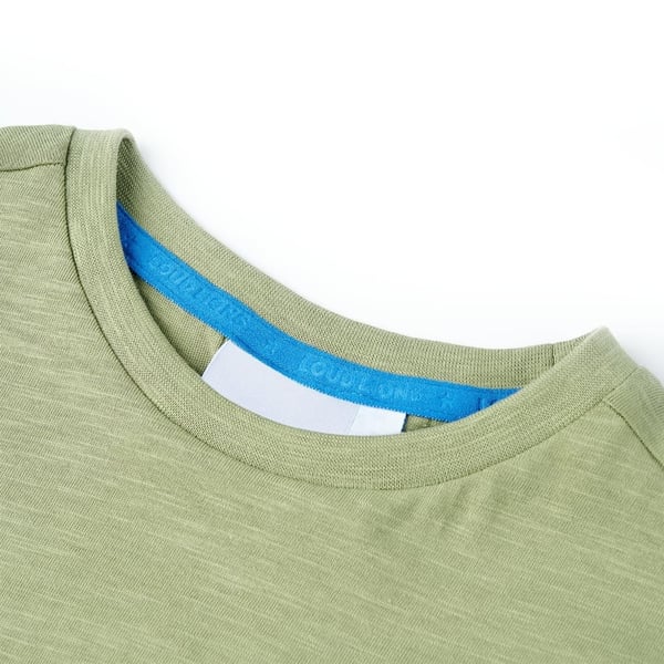 vidaXL Lasten T-paita vaalea khaki 128