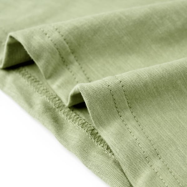 vidaXL Lasten T-paita vaalea khaki 140