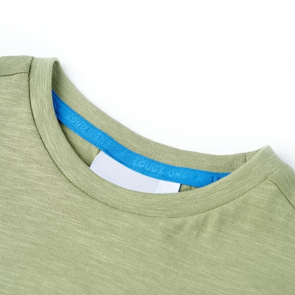 vidaXL Lasten T-paita vaalea khaki 140