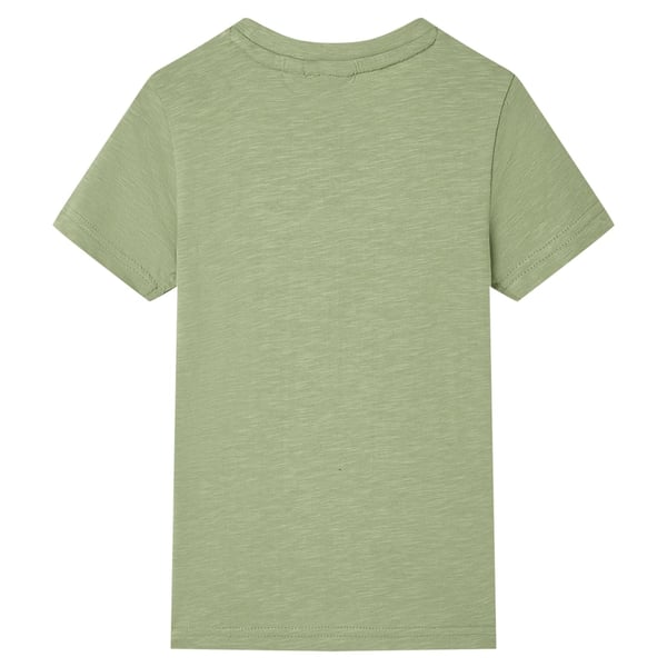 vidaXL Lasten T-paita vaalea khaki 140