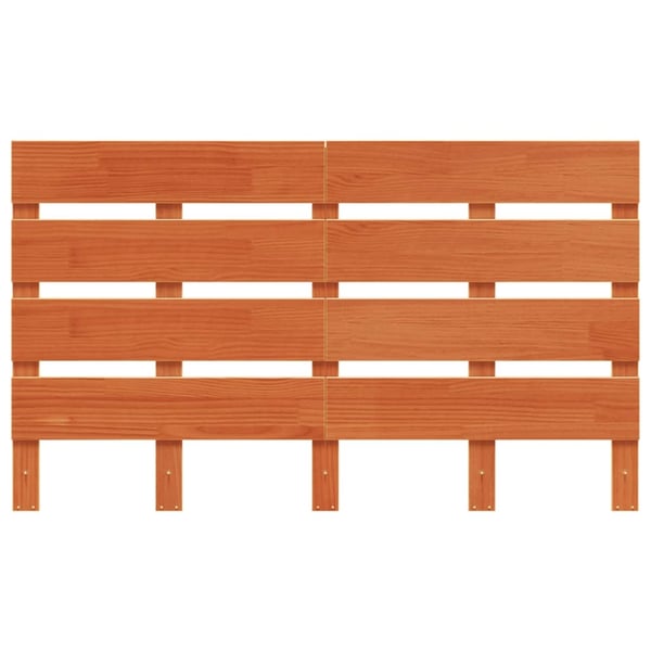 vidaXL Hodegavl voksbrun 120 cm heltre furu