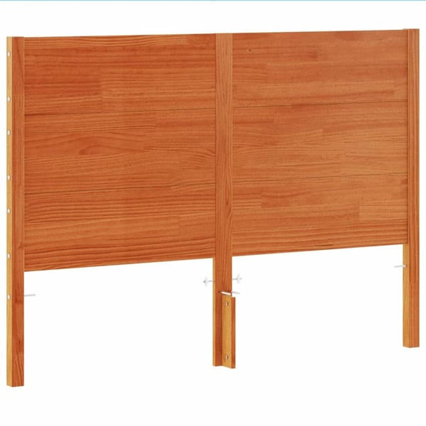 vidaXL Hodegavl voksbrun 150 cm heltre furu