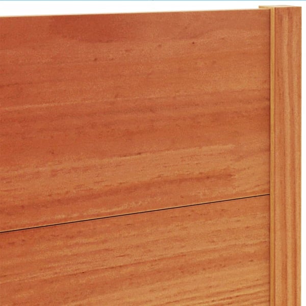 vidaXL Hodegavl voksbrun 180 cm heltre furu