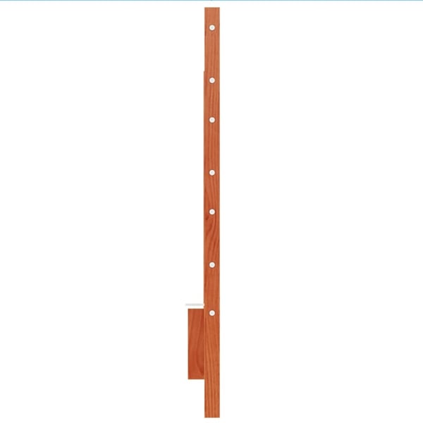 vidaXL Hodegavl voksbrun 135 cm heltre furu