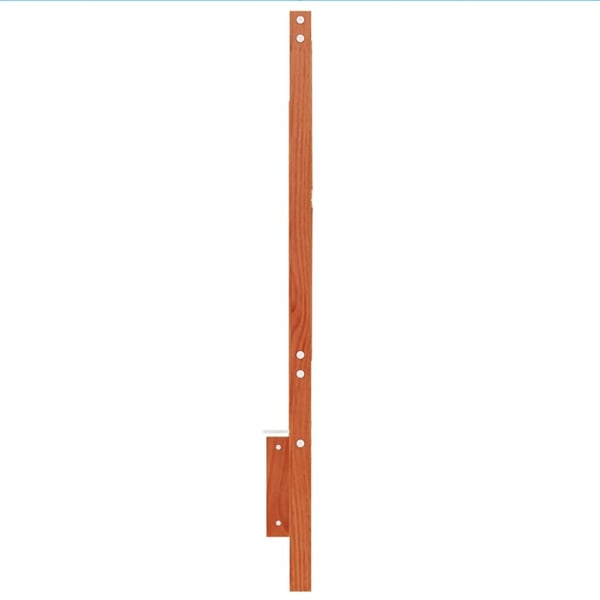vidaXL Hodegavl voksbrun 160 cm heltre furu