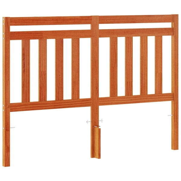 vidaXL Hodegavl voksbrun 135 cm heltre furu