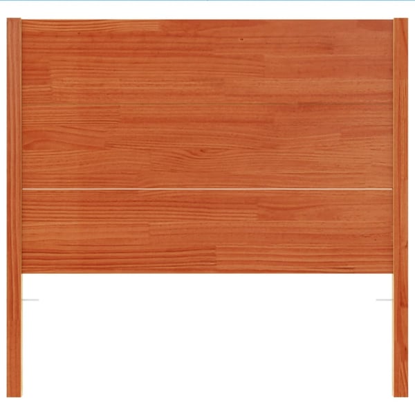 vidaXL Hodegavl voksbrun 100 cm heltre furu