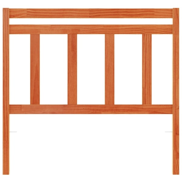 vidaXL Hodegavl voksbrun 100 cm heltre furu