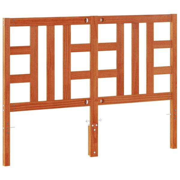 vidaXL Hodegavl voksbrun 150 cm heltre furu
