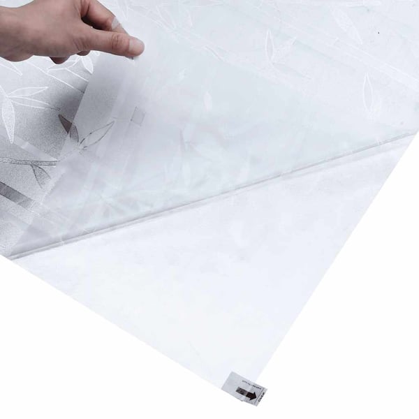 vidaXL vinduesfolie 45x500 cm PVC bambusmønster matteret