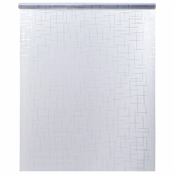vidaXL Ikkunakalvo himmeä tähtikuvio 45x500 cm PVC