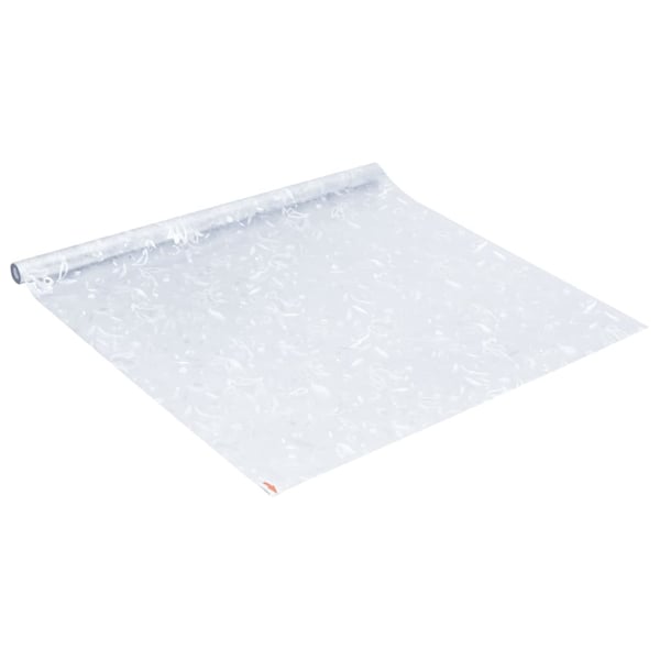 vidaXL vinduesfolie 60x500 cm blomstret mønster PVC matteret