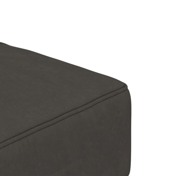 vidaXL 2-personers sovesofa med 2 puder fløjl mørkegrå