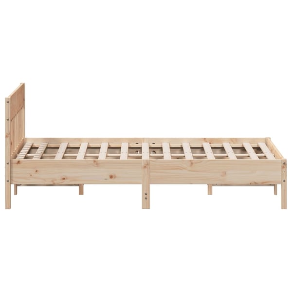 vidaXL Sengeramme uten madrass 120x200 cm heltre furu