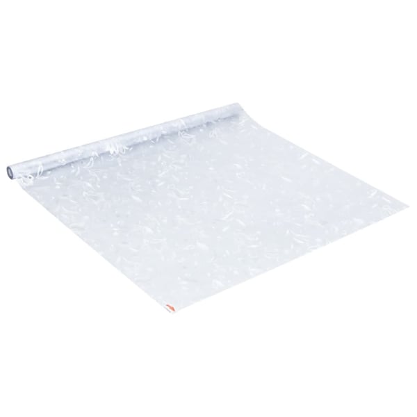 vidaXL vinduesfolie 90x500 cm blomstret mønster PVC matteret